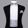 YF-2006 Hi-Tie Luxury Designer Paisley Red Cummerbund Bow tie Set Formal Tuxedo Corset Elastic Belt for Men Wedding Cummerbunds