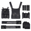 KRYDEX 500D FCPC V5 Tactical Plate Carrier Vest Front MOLLE Triple Magazine Pouch Assult Cummerbund Combat Hunting Outdoor Vest