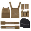 KRYDEX FCPC V5 Tactical Vest Plate Carrier Cummerbund KTAR Front Mag Flap Panel Backpack Hunting Airsoft Combat Vest