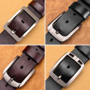 Men's Cow Leather belts Luxury Strap Male Belts For Fashion Classice Vintage Pin Buckle Men Belt High Quality Large size 2021