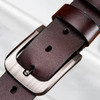 Men's Cow Leather belts Luxury Strap Male Belts For Fashion Classice Vintage Pin Buckle Men Belt High Quality Large size 2021