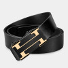 2023 Casual Famous Width 3.4cm Brand Belt Men Top Quality Genuine Leather Belts for Men Luxury Strap Male Metal Automatic Buckle