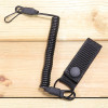 Tactical Retractable Spring Elastic Rope Anti-lost Elastic Lanyard Strap Phone Keychain Portable Fishing Lanyards Outdoor Tool
