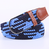 Unisex Elastic Fabric Woven Casual Women Belt Belt Pin Buckle Expandable Braided Stretch Canvas Stylish Leisure Belts for Men