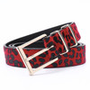 Women's Belt Luxury Brand Women Horsehair Waist Belt With Leopard Female Belt Cummerbund Dropshipping pasek damski