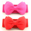 Women Bowknot Cummerbunds Elastic Bow Wide Stretch Bukle Waistband Belt Fashion Girl Dress Accessories Waist Belts