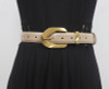 Women's Runway Fashion Genuine Leather Cummerbunds Female Dress Corsets Waistband Belts Decoration Narrow Belt R2113