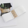 Women Bowknot Cummerbunds 1PCS Elastic Bow Wide Stretch Bukle Waistband Belt Fashion Girl Dress Accessories Waist Belts