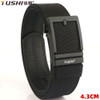 TUSHI Military 4.3cm Belt For Men Sturdy Nylon Metal Automatic Buckle Police Duty Belt Tactical Outdoor Girdle IPSC Accessories