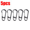 5/10/20pcs Lobster Clasp Buckle Keychian Mini Carabiners Outdoor Camping Hiking Buckles Alloy Spring Snap Hooks Keychains Clips