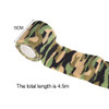 4.5m Camouflage Invisible Tape Outdoor Camo Form Reusable Self Cling Hunting Rifle Fabric Tape Wrap Camping Tool Fishing Tapes