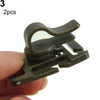 2PCS Rotatable Drinking Tube Clip Molle Hydration Bladder Drinking Straw Tube Trap Hose Webbing Clip for Camelbak-Water Pack Bag