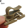 2PCS Rotatable Drinking Tube Clip Molle Hydration Bladder Drinking Straw Tube Trap Hose Webbing Clip for Camelbak-Water Pack Bag