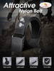 Men's automatic buckle nylon belt outdoor tactical canvas belt high-quality men's belt