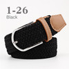 New Unisex Men's Belt Casual Woven Elastic Belt Outdoor Sports Canvas Belt Climbing Work Belt Jeans Suit Pants Belts for Women