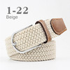 New Unisex Men's Belt Casual Woven Elastic Belt Outdoor Sports Canvas Belt Climbing Work Belt Jeans Suit Pants Belts for Women