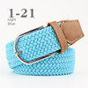 New Unisex Men's Belt Casual Woven Elastic Belt Outdoor Sports Canvas Belt Climbing Work Belt Jeans Suit Pants Belts for Women