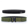 Tactical Outdoor Adjustable Internal and External Combat Belt Canvas Double Layer Thickened Waistband Belt