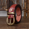 3.3cm Fashion Genuine Leather Pin Buckle Men's Belt Retro Korean Pure Cowhide Jeans Belts for Women Luxury Designer Cowboy