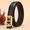 New Cowhide Women's Belt Letter CD Belt Casual Versatile Fashion Luxury Brand Women's Famous Brand Belt Women