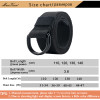 Maikun Tactical Canvas Men Belt High Quality Unisex Double D-Ring Buckle Waistband Casual Canvas Female Belt Fabric For Jeans
