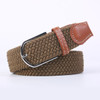 107/120/130cm UNISEX Casual Knitted Pin Buckle Women Belt Woven Canvas Elastic Expandable Braided Stretch Jeans Belts for Men