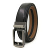 3.5cm Genuine Leather Men's Belt Alloy Automatic Buckle Two-layer Cowhide Business Casual Belt for Men Wholesale
