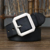 3.8CM thick cowhide men's high quality stainless steel buckle luxury men's belt denim Cintos genuine leather casual jeans belt