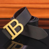 High Quality Letter Belt for Men Slide Buckle B Belts Mens Brand Genuine Leather Designer Balck Waistband Male Casual Ceinture