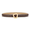 2024 New Korean tideway Version Minimalist Belt Women's Leather Belt with Cowhide Matching Sweater Windbreaker Decorative Belt