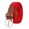 Women's elastic and elastic woven belt in one outfit, casual and versatile denim belt for men and women