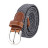 Women's elastic and elastic woven belt in one outfit, casual and versatile denim belt for men and women