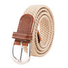 Women's elastic and elastic woven belt in one outfit, casual and versatile denim belt for men and women