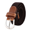 Women's elastic and elastic woven belt in one outfit, casual and versatile denim belt for men and women