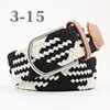 ZLD 60 Colors Female Casual Knitted Pin Buckle Men Belt Woven Canvas Elastic Expandable Braided Stretch Belts For Women Jeans