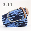 ZLD 60 Colors Female Casual Knitted Pin Buckle Men Belt Woven Canvas Elastic Expandable Braided Stretch Belts For Women Jeans