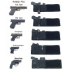 Tactical Hidden Holster Portable Belly Gun Holster Concealed Carry Waist Band Belt for Outdoor Hunting Shooting Defense Holster
