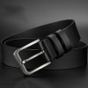 New Business Leisure Men's Alloy Square Pin Buckle Belts Male Famous Brand Luxury Designer PU Leather Jeans Belts for Men