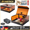 AtomStack A24 Ultra 120W Laser Engraver with B3 Enclosure+HD Camera,24W Output Engraving Machine For Wood Acrylic Leather Metal
