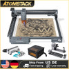 AtomStack A20 Pro V2 120W Laser Engraver Cutter 24W Output Carving Metal PCB Board Cutting Wood Acrylic DIY Engraving Machine