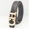 2024 Men's and Women's Belts Fashionable and Popular Letter Buckle Real Leather Versatile Jeans Decoration Men's and Women's