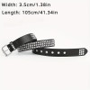 1-10PCS 2024 New Square Bead Rivet Belt Metal Pyramid Belt Men and Women Punk Hardware Jeans Belt Designer Belt Woman Belts