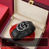New Business G-shaped Button Smooth Buckle Cowhide Belt Belt Belt Belt Fashion Trend Classic Casual High Quality Belt