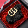 New Business G-shaped Button Smooth Buckle Cowhide Belt Belt Belt Belt Fashion Trend Classic Casual High Quality Belt