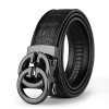New Business G-shaped Button Smooth Buckle Cowhide Belt Belt Belt Belt Fashion Trend Classic Casual High Quality Belt