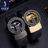 GOLF Men's Belt Fashion Printed Letter Automatic Buckle Waistband Versatile Trendy Men's Casual Belt