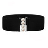 Women’s Elastic Cinch Belt 3" Wide Fashion Stretch Waist Band Clasp Buckle New Stretchy Retro Wide Waist Cinch Belt Waistband Women’s Elastic Cinch Belt 3" Wide Fashion Stretch Waist Band Clasp Buckle New Stretchy Retro Wide Waist Cinch Belt Waistband