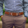 125cm Men Belts Leather Waist Strap Male Automatic Buckle Waistband Mens High Quality Girdle Belts for Women Men Gifts