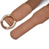 Beltox Women’s Elastic Stretch Wide Waist Belts w Wrapped Gold Circle Buckle