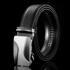 Mens Business Style Belt Black Pu Leather Strap Male Waistband Automatic Buckle Belts For Men Top Quality Girdle Belts For Jeans